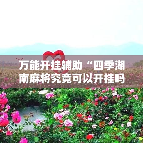 万能开挂辅助“四季湖南麻将究竟可以开挂吗”透视开挂辅助教程