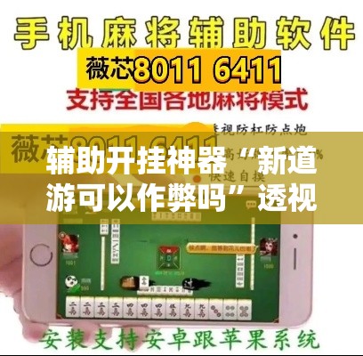 辅助开挂神器“新道游可以作弊吗”透视开挂辅助教程