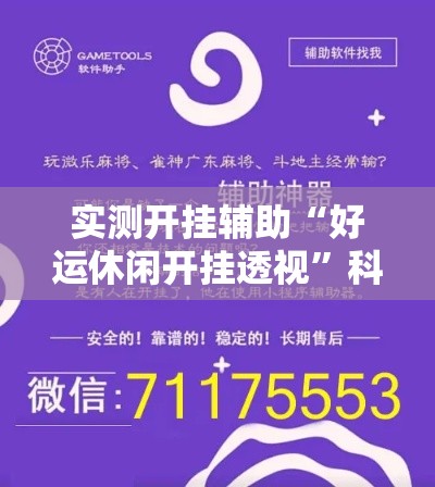 实测开挂辅助“好运休闲开挂透视”科技辅助神器手机版教程