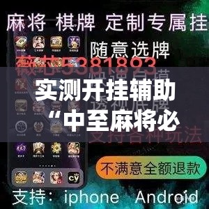 实测开挂辅助“中至麻将必赢套路	”(透视挂)辅助透视教程