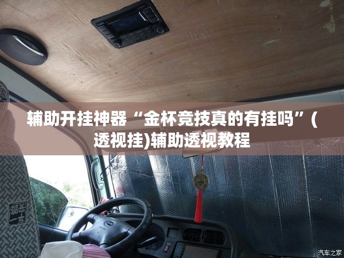 辅助开挂神器“金杯竞技真的有挂吗”(透视挂)辅助透视教程