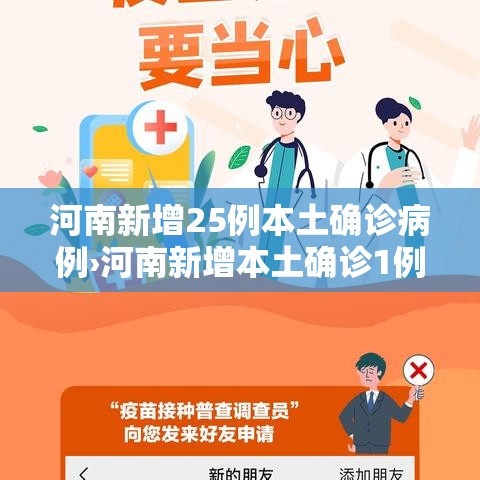 河南新增25例本土确诊病例›河南新增本土确诊1例 无症状28例 河南新增25例本土确诊病例›河南新增本土确诊1例 无症状28例