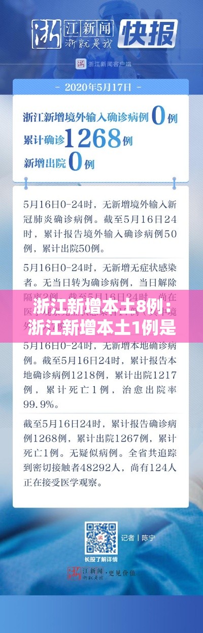 浙江新增本土8例：浙江新增本土1例是怎么回事