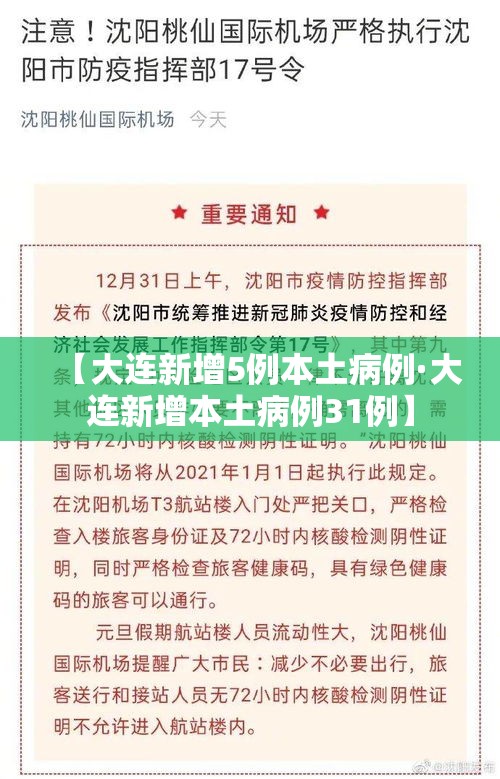 【大连新增5例本土病例·大连新增本土病例31例】