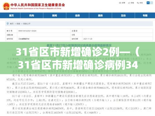 31省区市新增确诊2例—(31省区市新增确诊病例34例) 31省区市新增确诊2例—(31省区市新增确诊病例34例)
