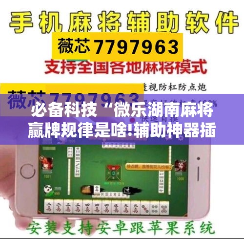 必备科技“微乐湖南麻将赢牌规律是啥!辅助神器插件下载