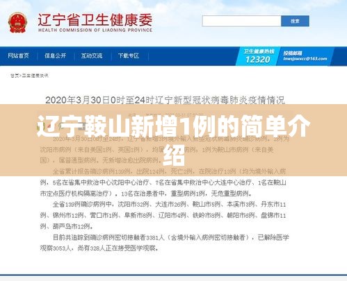 辽宁鞍山新增1例的简单介绍