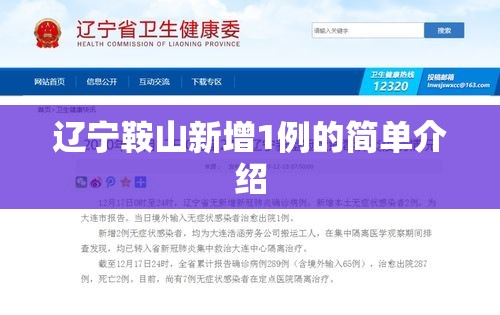 辽宁鞍山新增1例的简单介绍