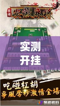 实测开挂辅助“微乐安徽麻将有挂吗”(透视挂)辅助透视教程