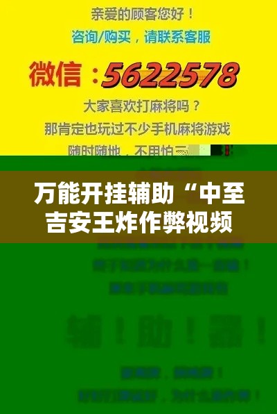 万能开挂辅助“中至吉安王炸作弊视频”透视开挂辅助教程