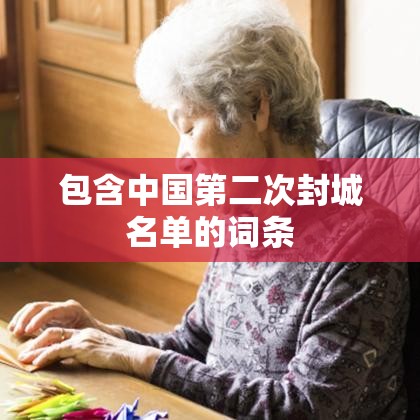 包含中国第二次封城名单的词条