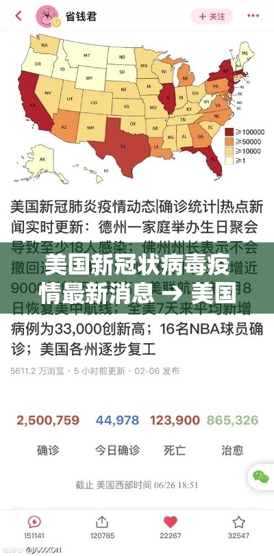 美国新冠状病毒疫情最新消息 → 美国新型冠状疫情最新情况
