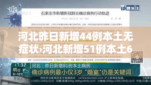 河北昨日新增44例本土无症状›河北新增51例本土69例无症状