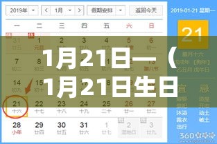 1月21日—（1月21日生日的明星）