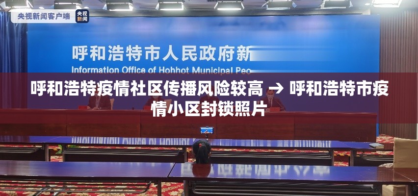 呼和浩特疫情社区传播风险较高 → 呼和浩特市疫情小区封锁照片