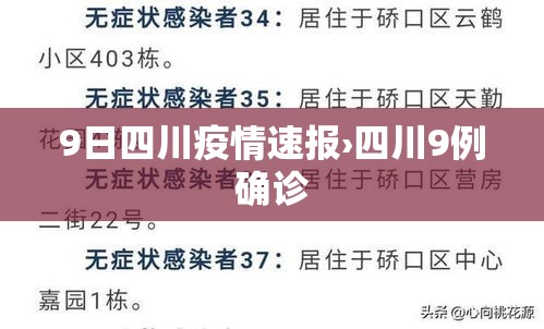 9日四川疫情速报›四川9例确诊