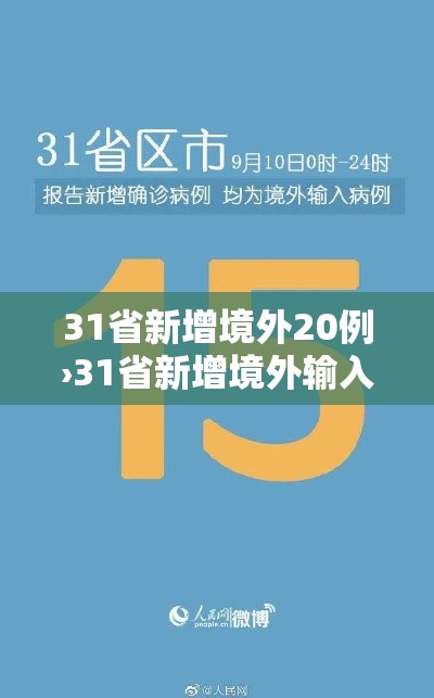 31省新增境外20例›31省新增境外输入4例 31省新增境外20例›31省新增境外输入4例
