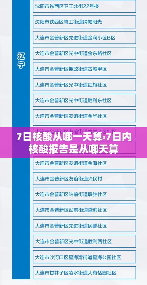 7日核酸从哪一天算›7日内核酸报告是从哪天算