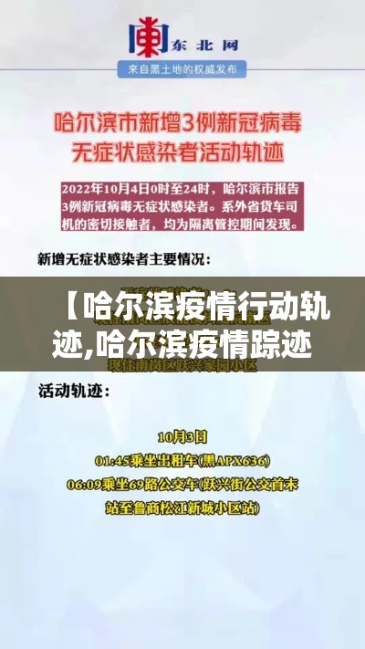 【哈尔滨疫情行动轨迹,哈尔滨疫情踪迹】 【哈尔滨疫情行动轨迹,哈尔滨疫情踪迹】