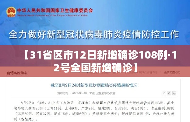【31省区市12日新增确诊108例·12号全国新增确诊】
