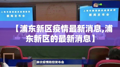 【浦东新区疫情最新消息,浦东新区的最新消息】