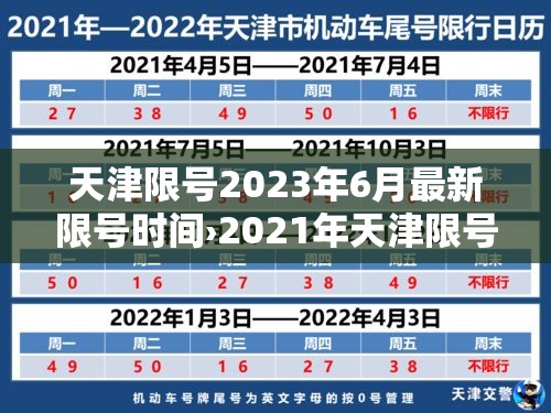 天津限号2023年6月最新限号时间›2021年天津限号最新通知