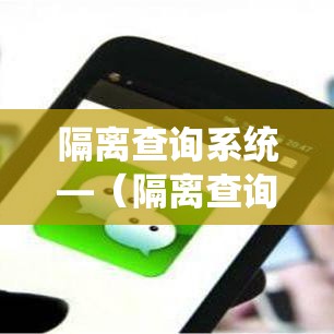 隔离查询系统—（隔离查询本地宝）