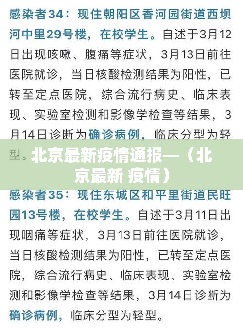 北京最新疫情通报—（北京最新 疫情）