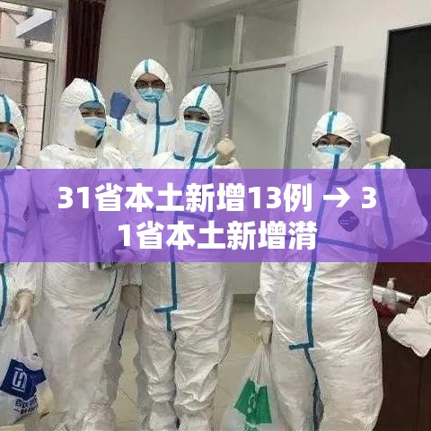 31省本土新增13例 → 31省本土新增潸