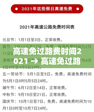 高速免过路费时间2021 → 高速免过路费时间2021五一 高速免过路费时间2021 → 高速免过路费时间2021五一