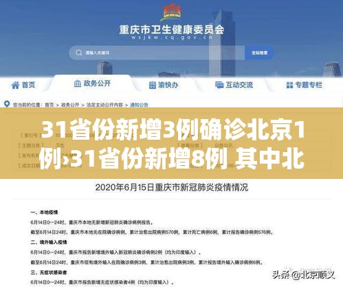 31省份新增3例确诊北京1例›31省份新增8例 其中北京2例