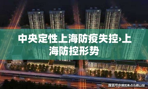 中央定性上海防疫失控›上海防控形势