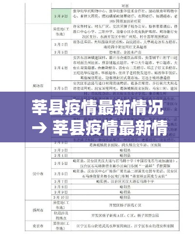 莘县疫情最新情况 → 莘县疫情最新情况今天