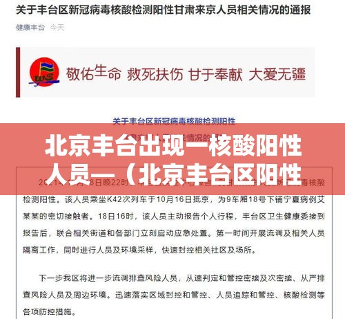 北京丰台出现一核酸阳性人员—（北京丰台区阳性）