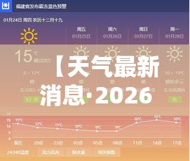 【天气最新消息·2026高温天气最新消息】