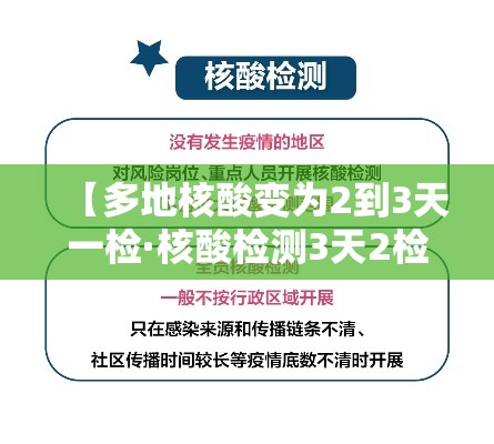 【多地核酸变为2到3天一检·核酸检测3天2检的意义】