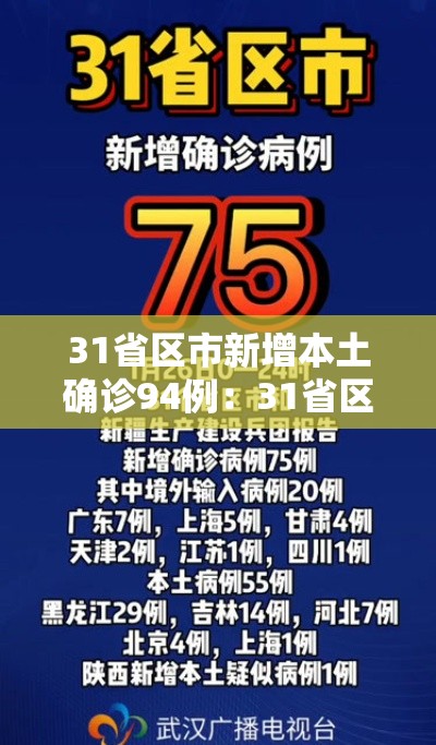 31省区市新增本土确诊94例:31省区市新增本土确诊1 31省区市新增本土确诊94例:31省区市新增本土确诊1