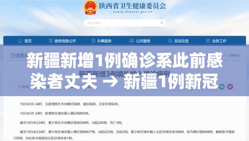 新疆新增1例确诊系此前感染者丈夫 → 新疆1例新冠