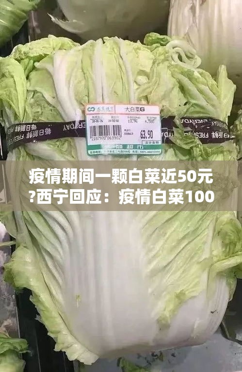 疫情期间一颗白菜近50元?西宁回应：疫情白菜100元一颗