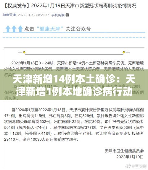 天津新增14例本土确诊：天津新增1例本地确诊病行动轨迹例