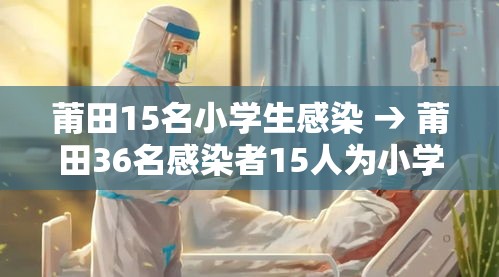 莆田15名小学生感染 → 莆田36名感染者15人为小学生