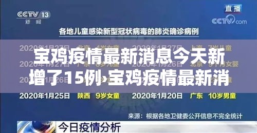 宝鸡疫情最新消息今天新增了15例›宝鸡疫情最新消息实时更新