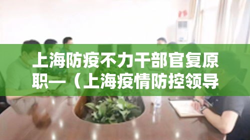 上海防疫不力干部官复原职—(上海疫情防控领导) 上海防疫不力干部官复原职—(上海疫情防控领导)