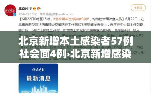 北京新增本土感染者57例社会面4例›北京新增感染人数