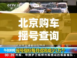 北京购车摇号查询 → 北京购车摇号指标查询