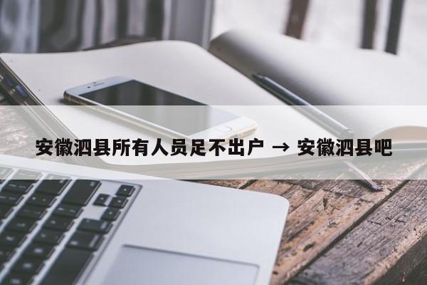 安徽泗县所有人员足不出户 → 安徽泗县吧