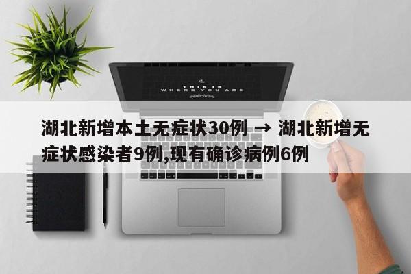 湖北新增本土无症状30例 → 湖北新增无症状感染者9例,现有确诊病例6例